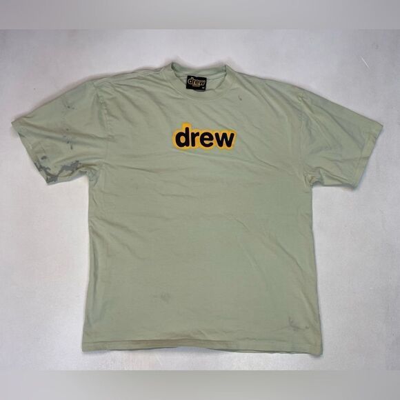 Drew House Graphic T-shirt Men Medium Green Short Sleeve - Picture 1 of 8